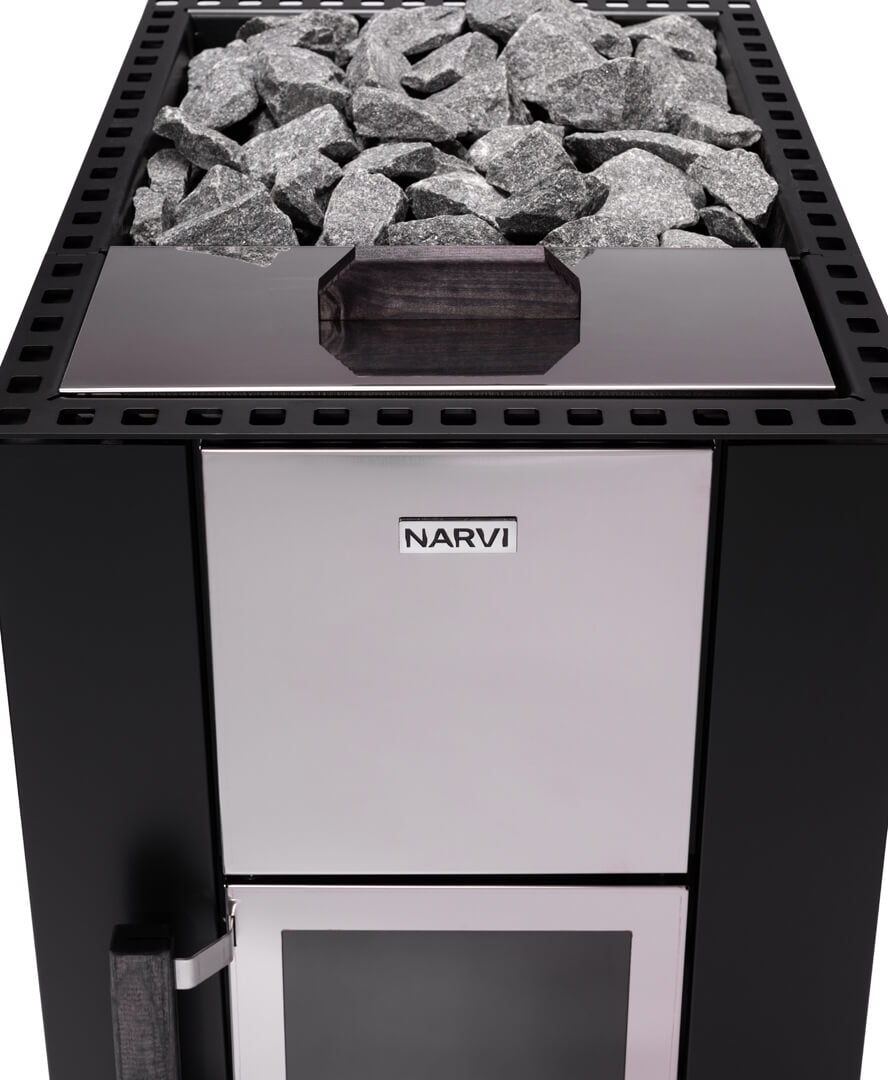 Narvi Kuru 20 VSE Wood-Burning Sauna Stove with Water Tank