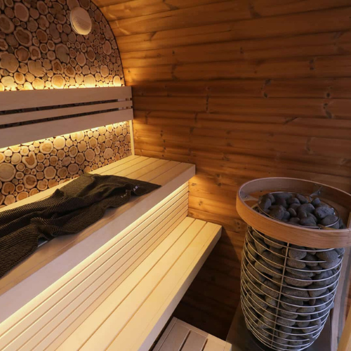 Round Cube MINI Outdoor Sauna