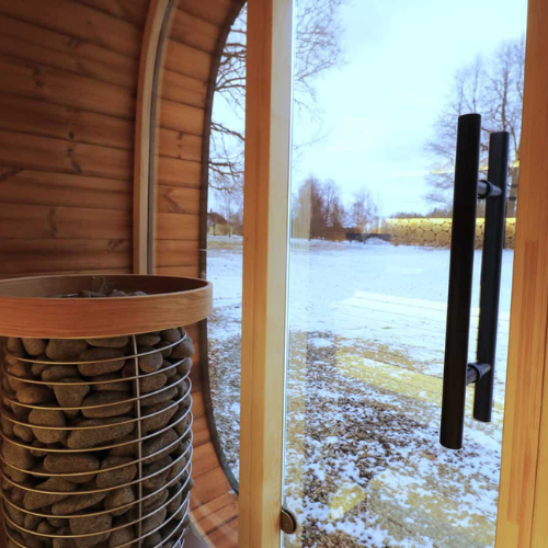 Round Cube MINI Outdoor Sauna