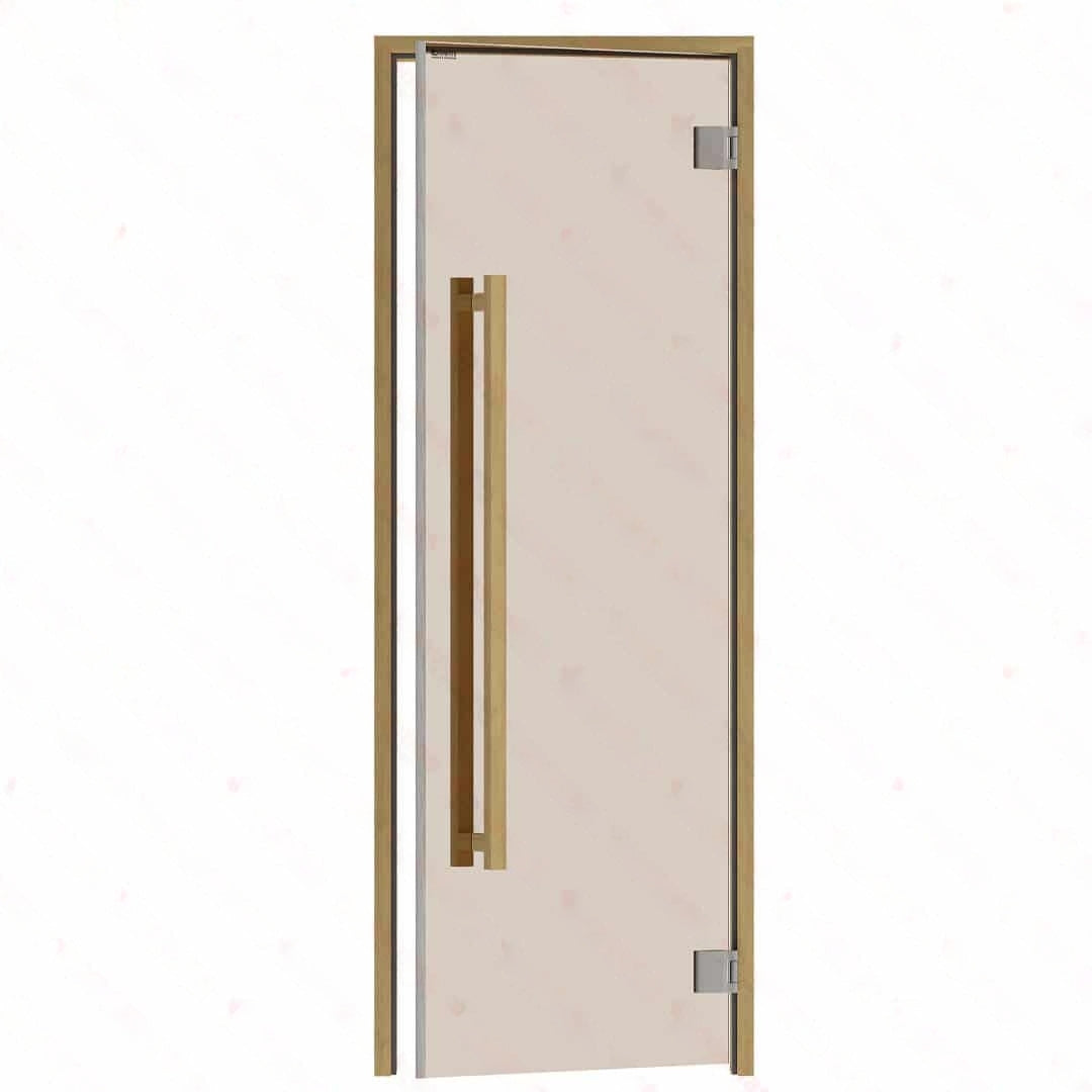 Right side bronze glass sauna door
