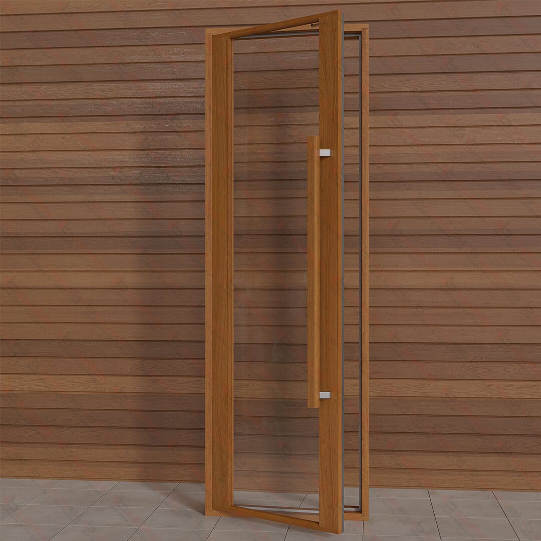 Etna Sauna Door Clear Glass Left Side