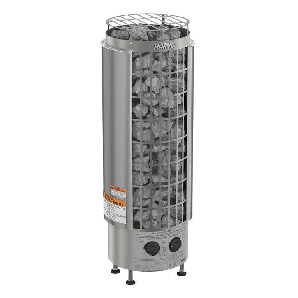 Harvia Cilindro 9 kW Electric Sauna Heater (Built-in Controls)