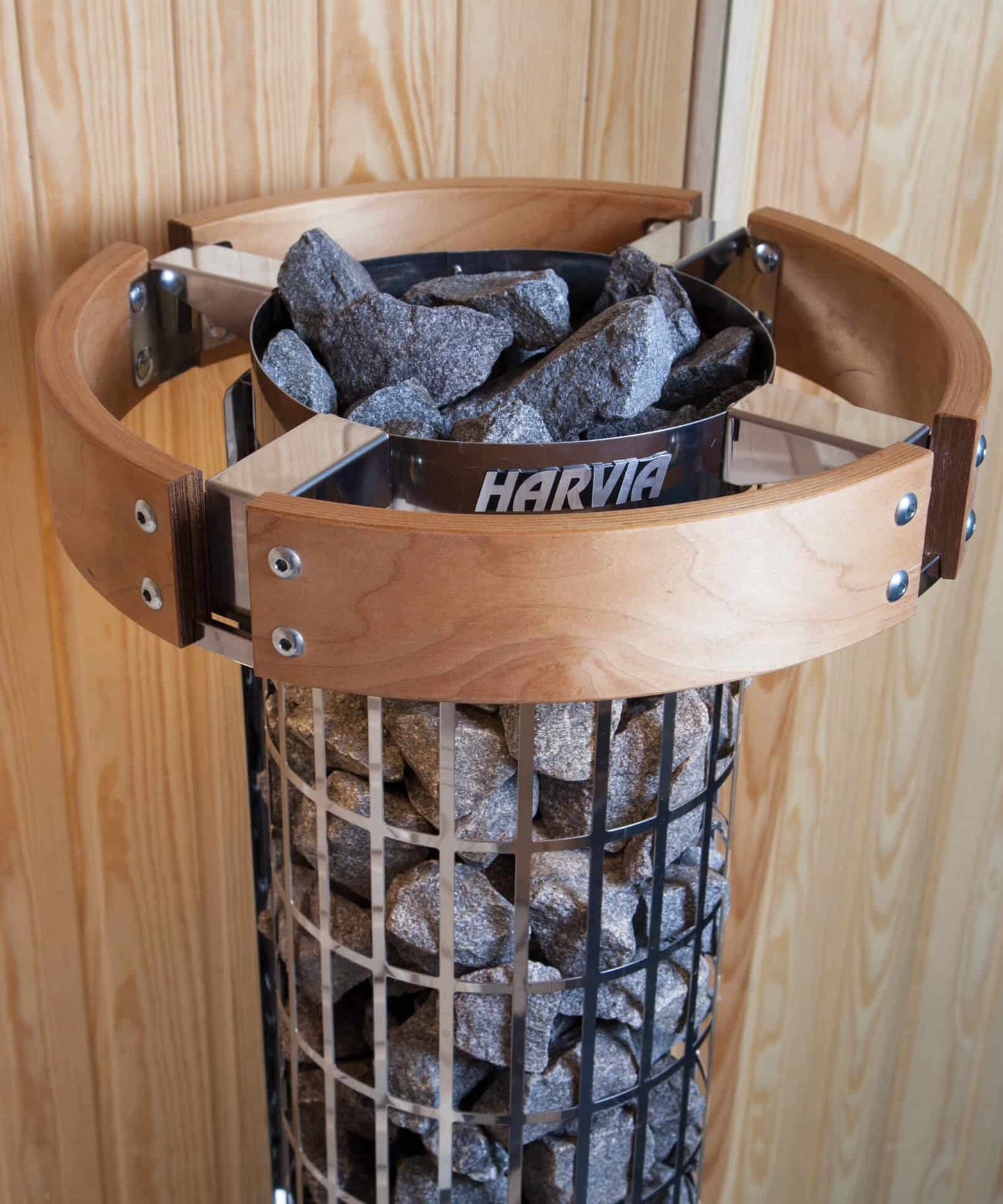 Harvia Cilindro 9 kW Electric Sauna Heater (Built-in Controls)