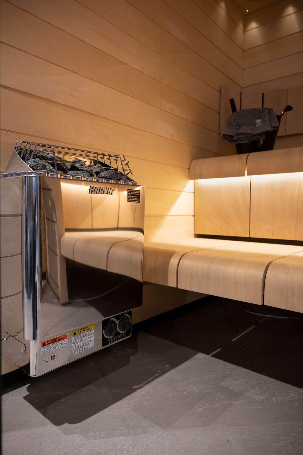 Harvia KIP 8 kW Electric Sauna Heater (Built-in Controls)