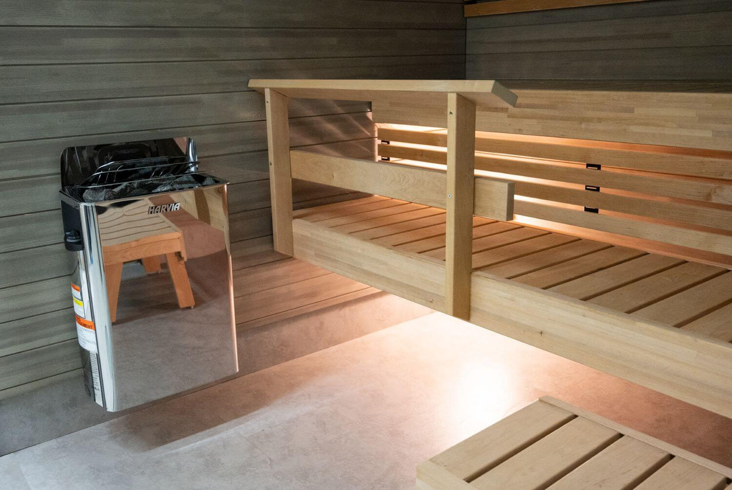 Harvia The Wall 8 kW Electric Sauna Heater (Built-in Controls)