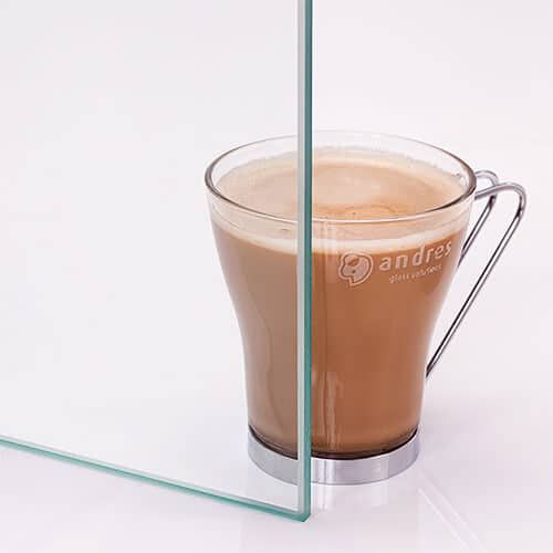 clear sauna door glass example.