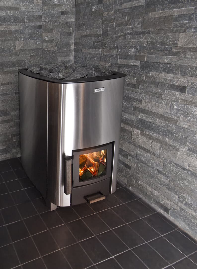 Narvi NC 20 Stainless Wood-Burning Sauna Stove