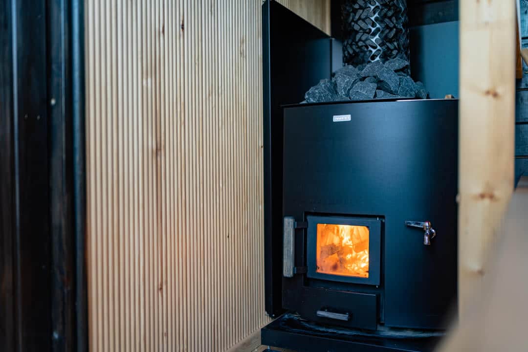 Narvi NC 20 VSO Wood-Burning Sauna Stove with Water Tank
