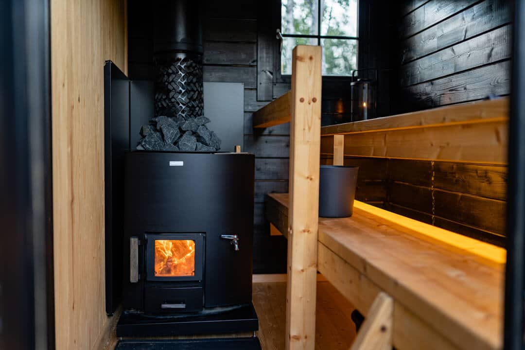 Narvi NC 20 VSO Wood-Burning Sauna Stove with Water Tank
