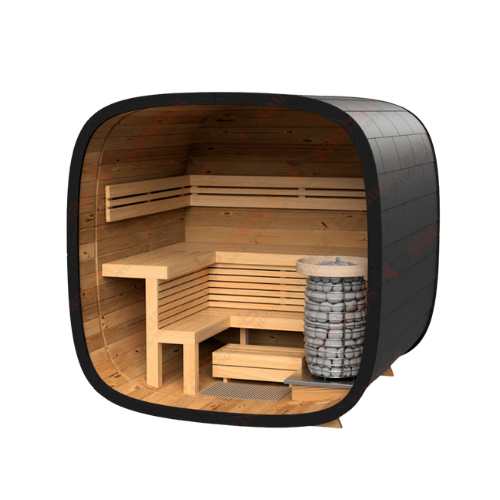 Round Cube MINI Outdoor Sauna
