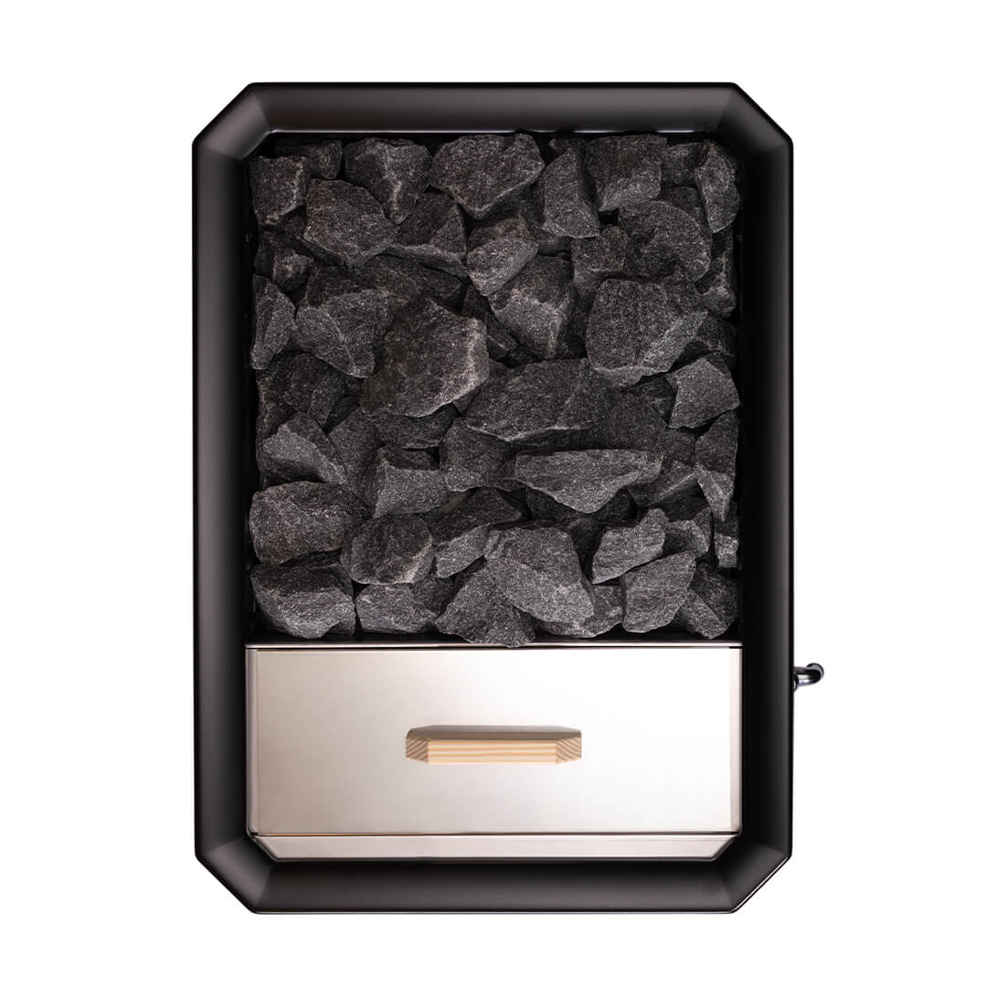 Narvi Black 20 VS Wood-Burning Sauna Stove with Water Tank