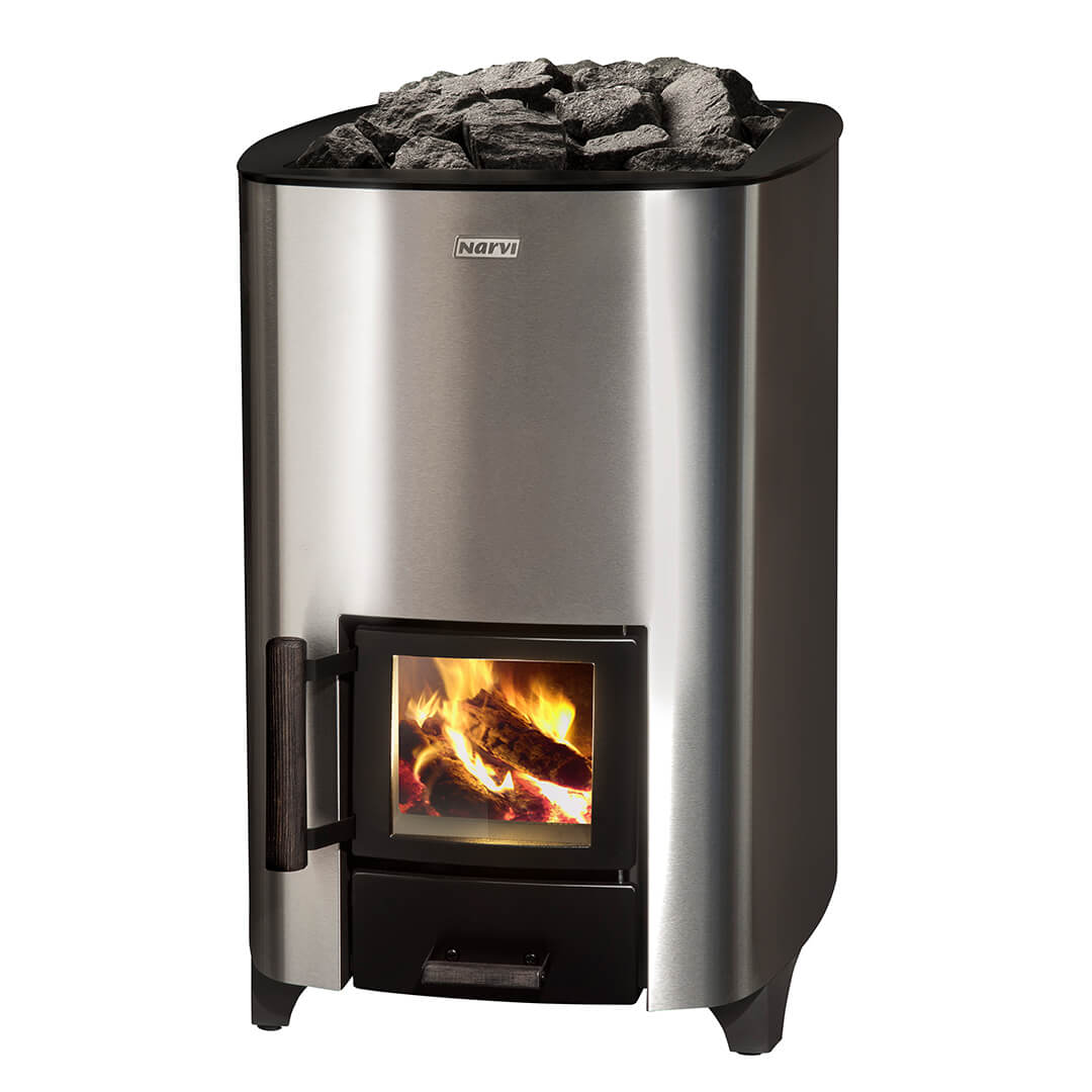 Narvi NC 20 Stainless Wood-Burning Sauna Stove