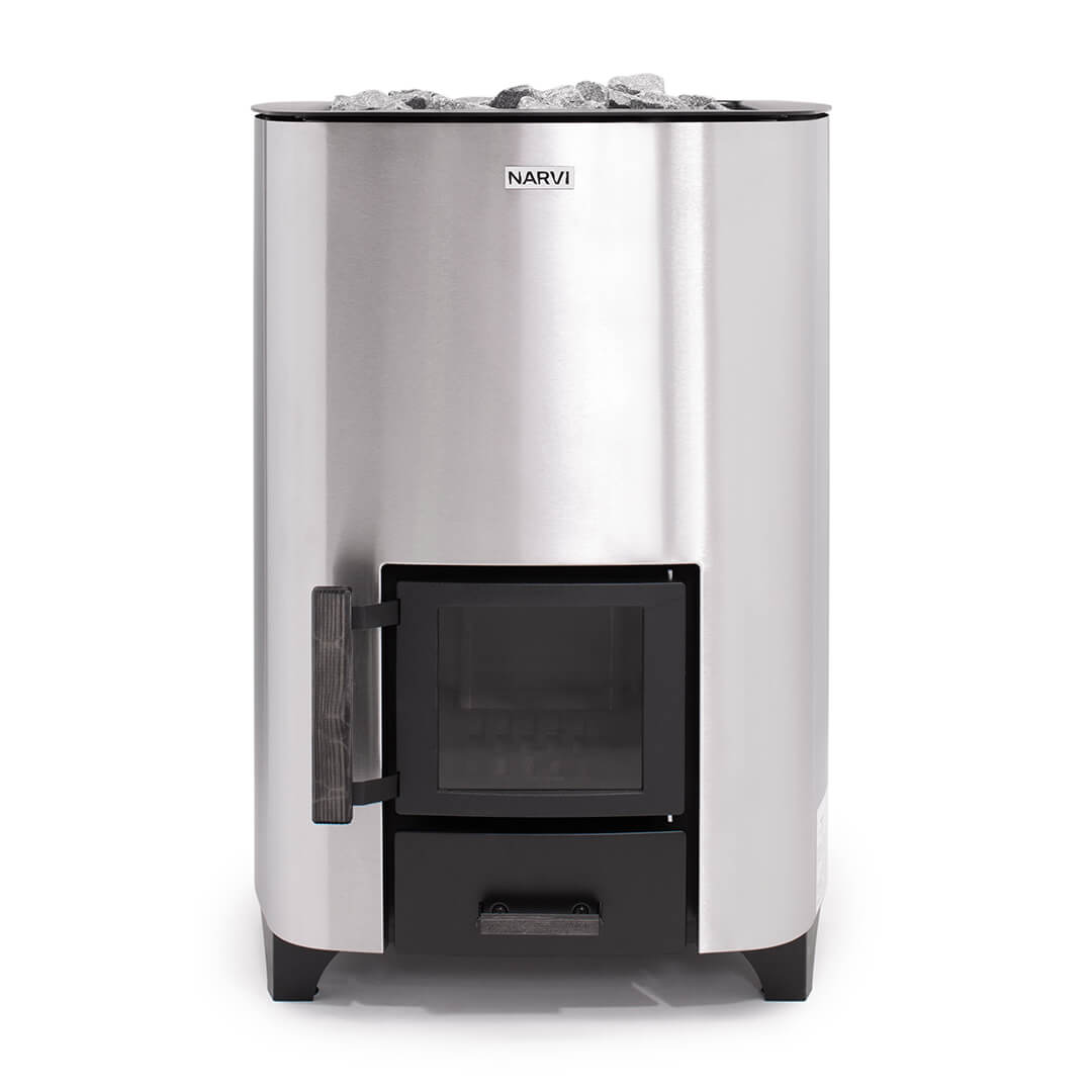 Narvi NC 20 Stainless Wood-Burning Sauna Stove
