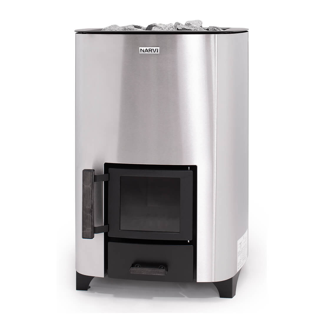 Narvi NC 20 Stainless Wood-Burning Sauna Stove