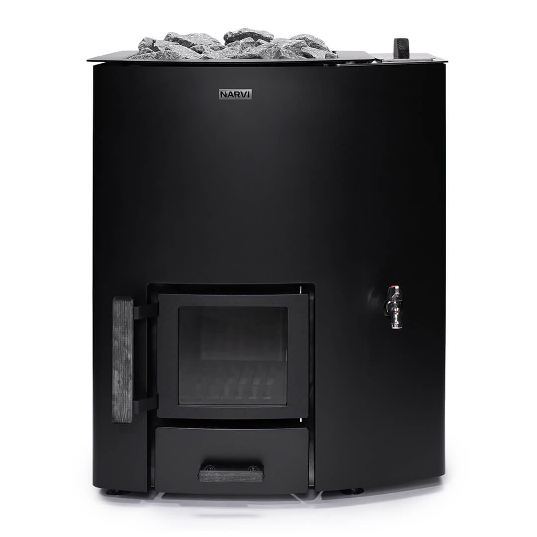 Narvi NC 20 VSO Wood-Burning Sauna Stove with Water Tank