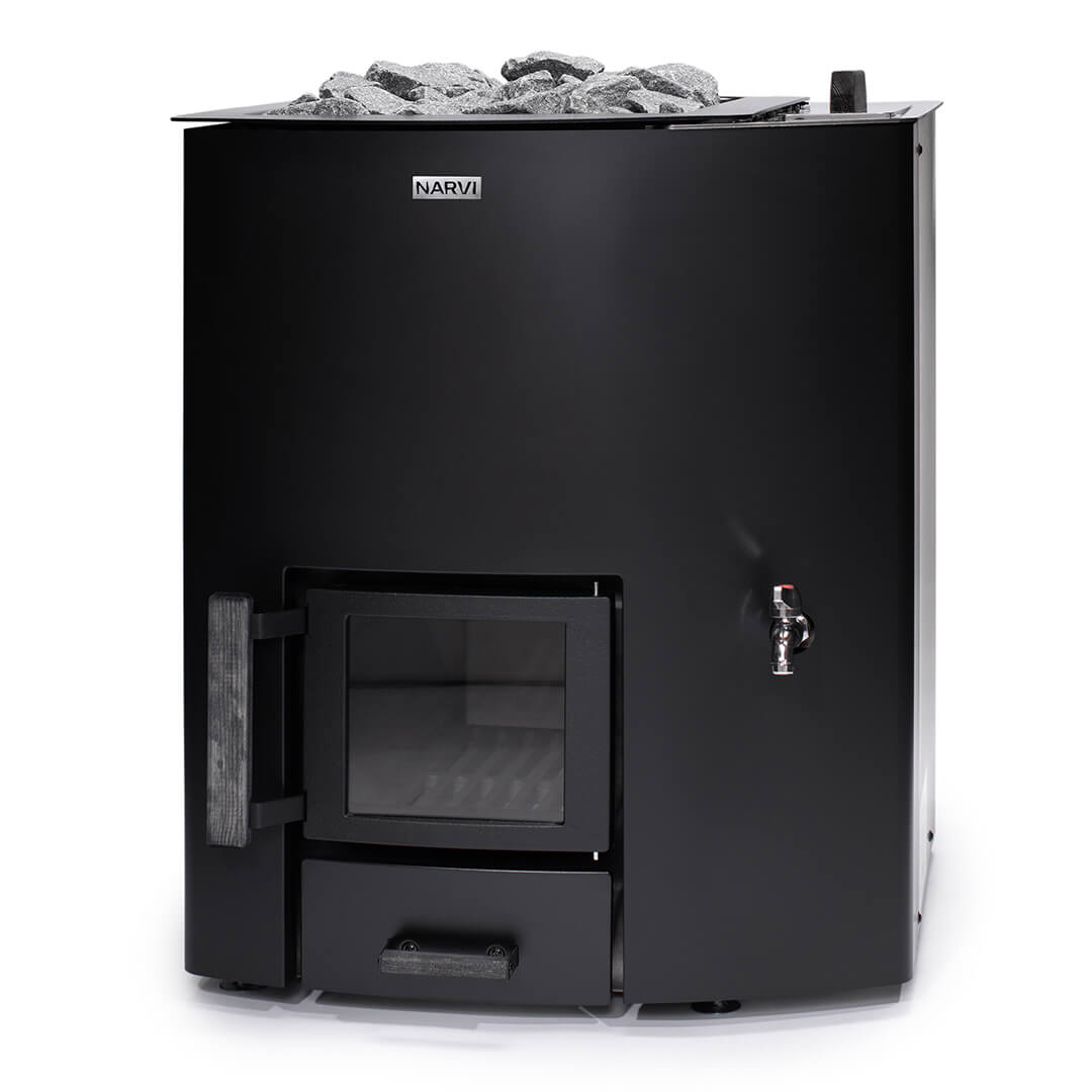 Narvi NC 20 VSO Wood-Burning Sauna Stove with Water Tank