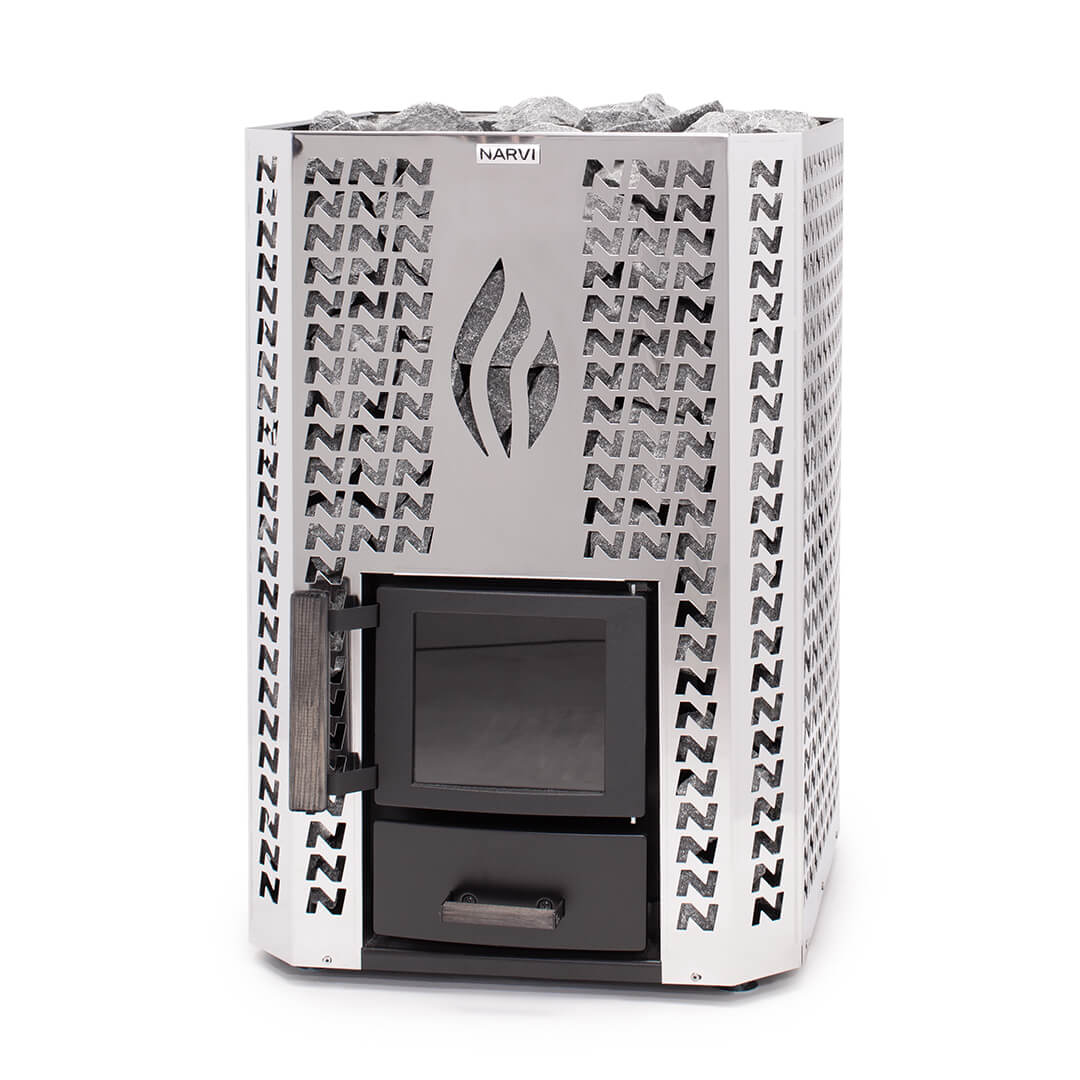 Narvi Stony 20 Stainless Wood-Burning Sauna Stove