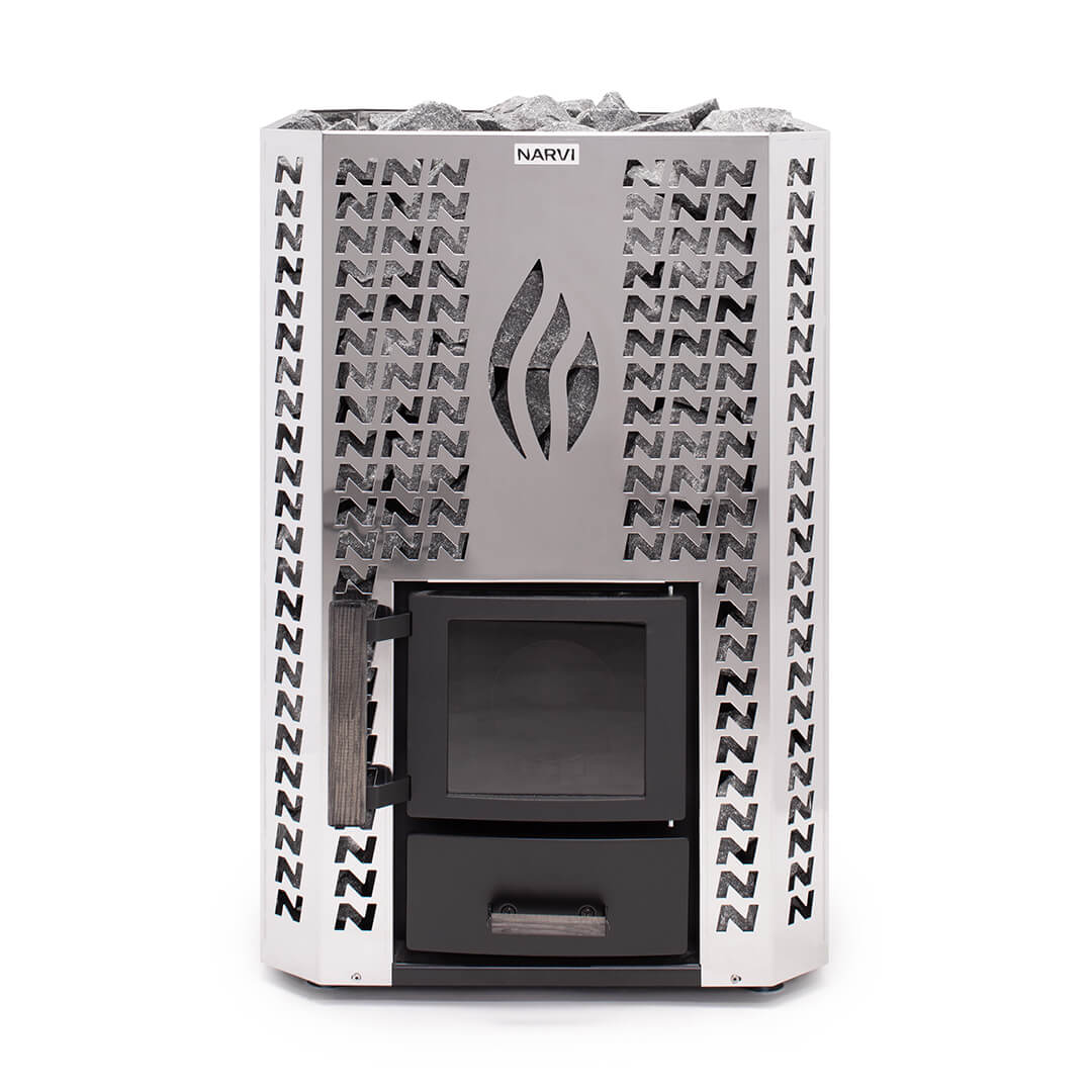 Narvi Stony 20 Stainless Wood-Burning Sauna Stove