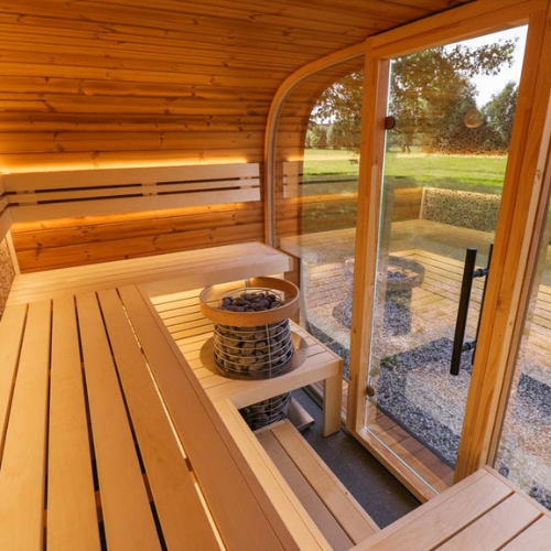 Round Cube RELAX Outdoor Sauna