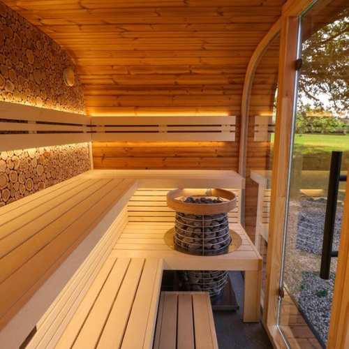 Round Cube RELAX Outdoor Sauna