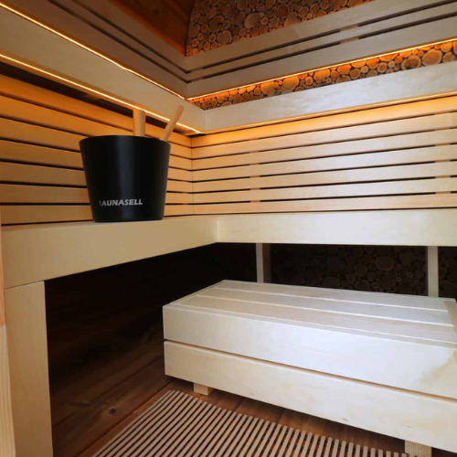 Round Cube MINI Outdoor Sauna
