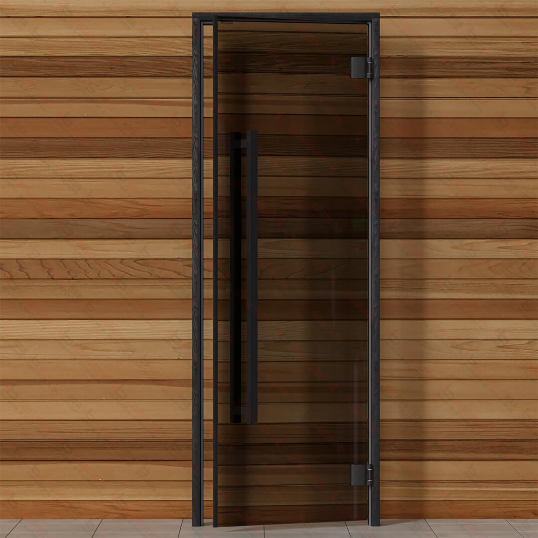 Right side grey glass Sauna door