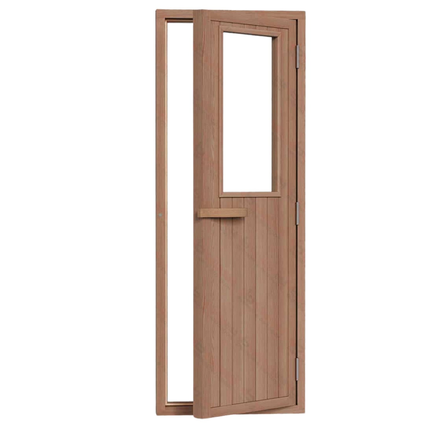 Right Side Cedar Sauna Door With Glass