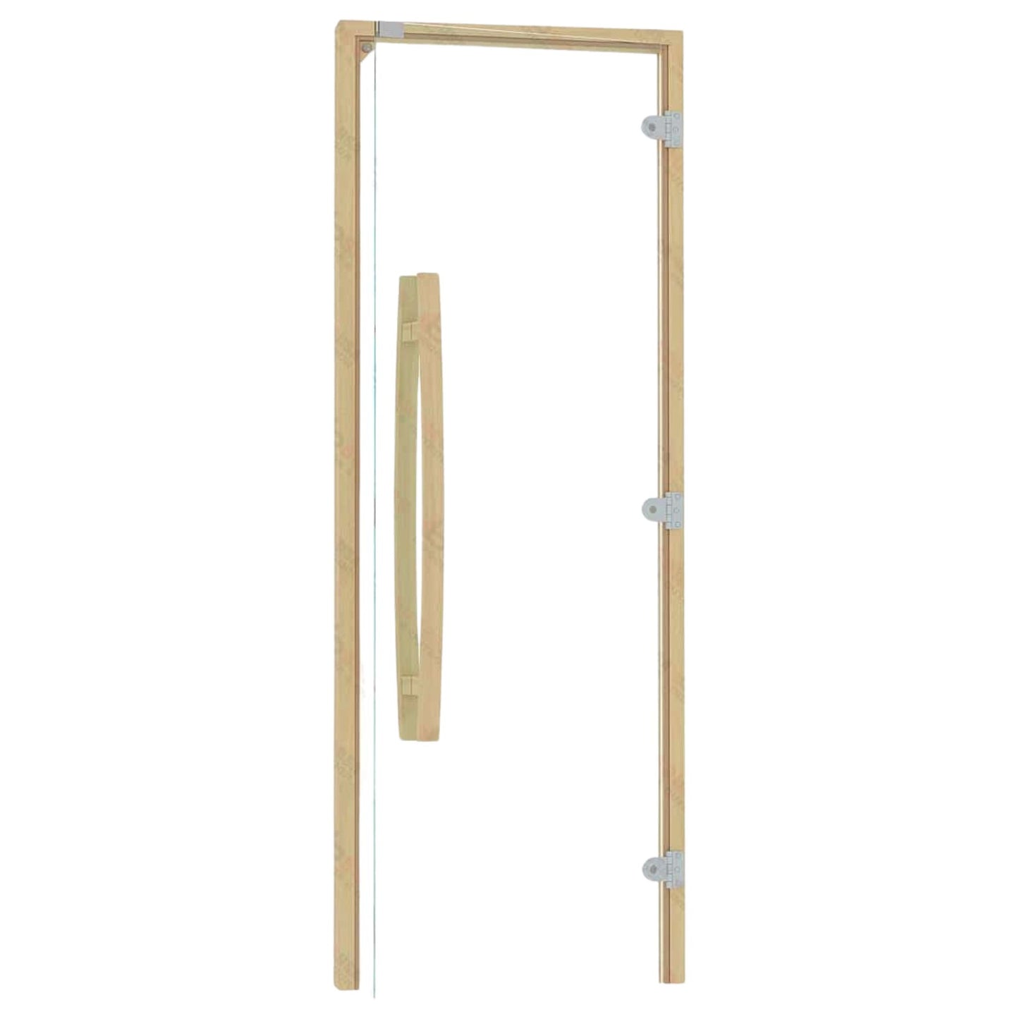Right side clear sauna door frame