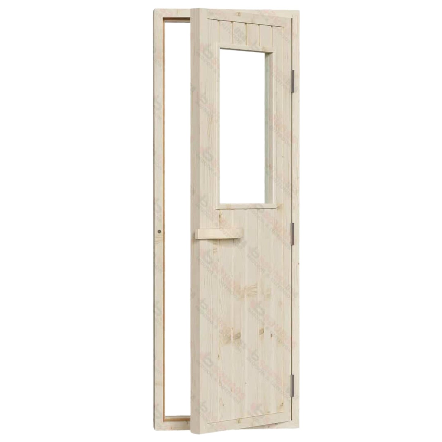 Spruce Wood Sauna Door Right Side 
