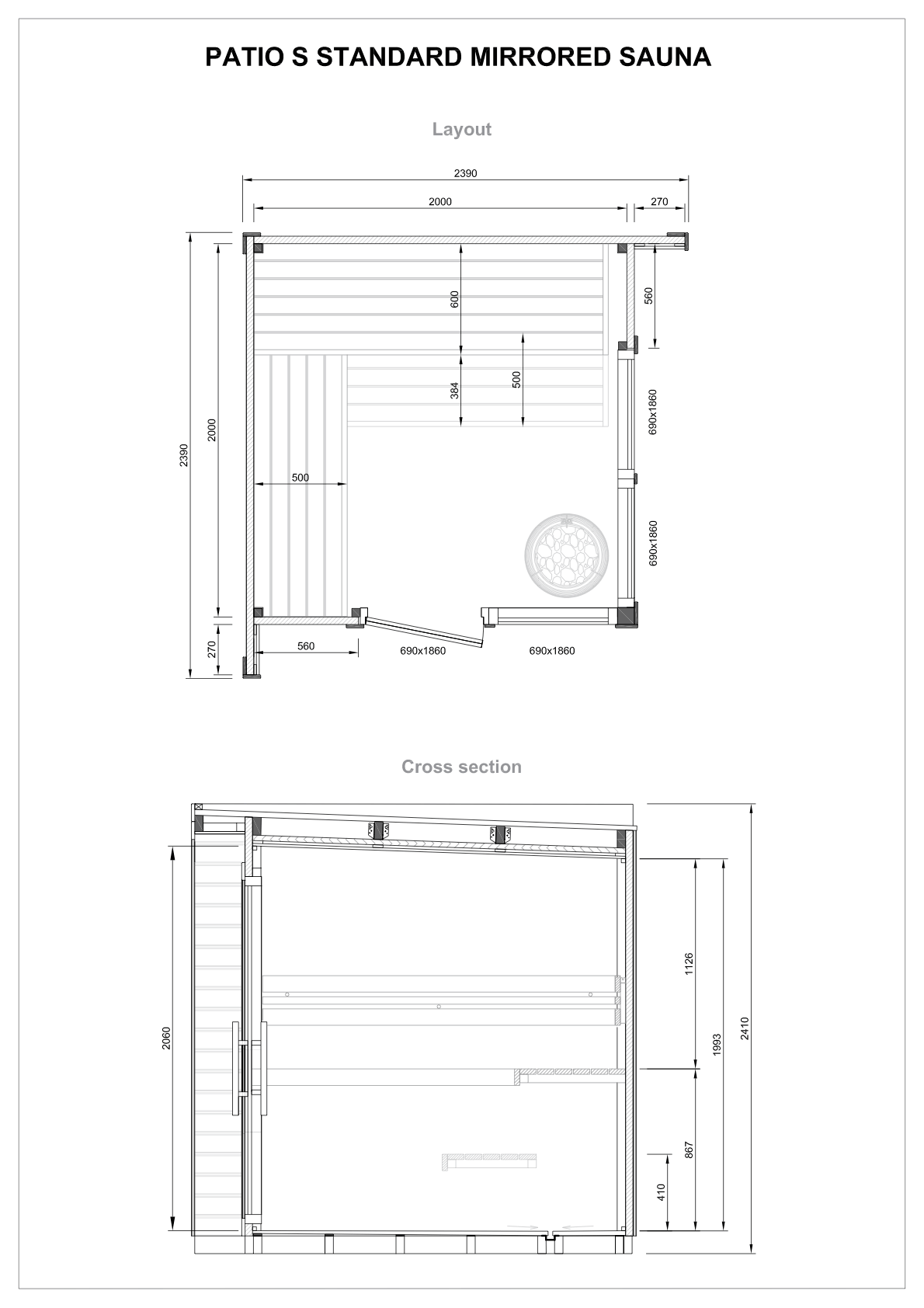 Patio S Outdoor Sauna