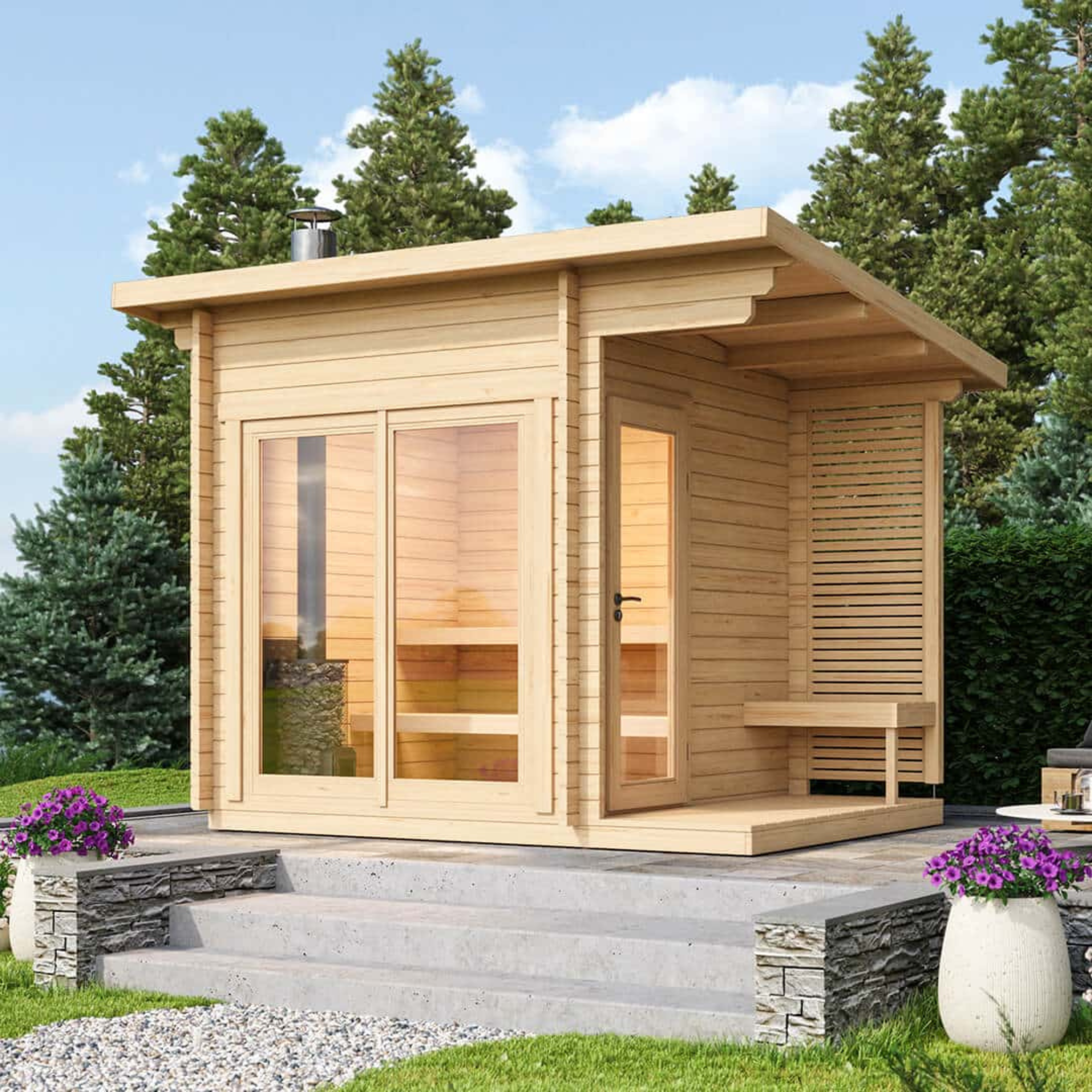 Halden classic outdoor sauna