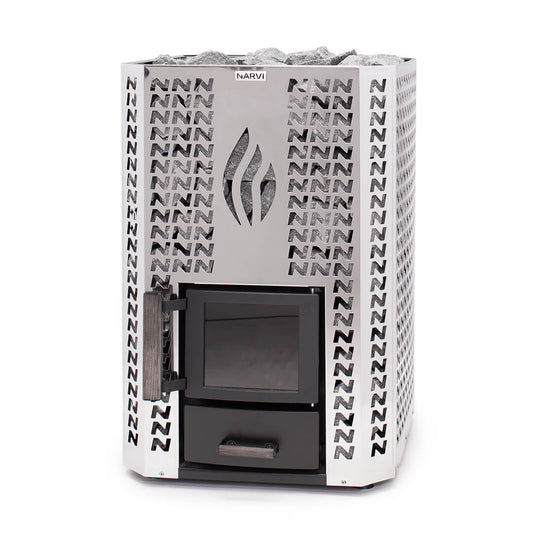 Narvi Stony 20 Stainless Wood-Burning Sauna Stove