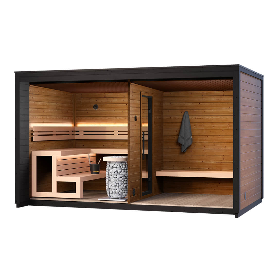 Patio L Outdoor Prefabricated Sauna Cabin Kit