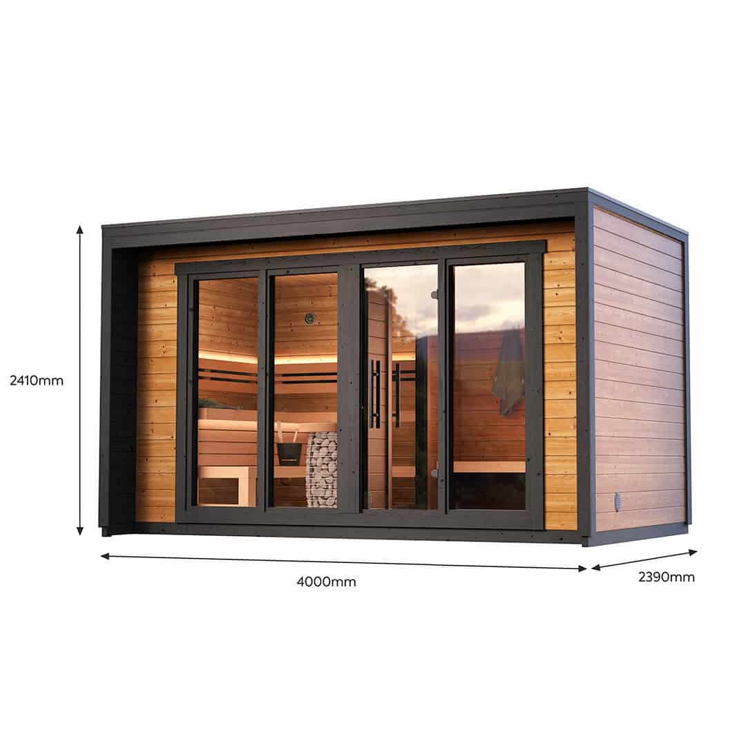 Patio L Outdoor Prefabricated Sauna Cabin Kit