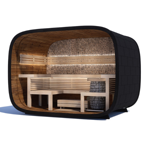 Round Cube RELAX Outdoor Sauna