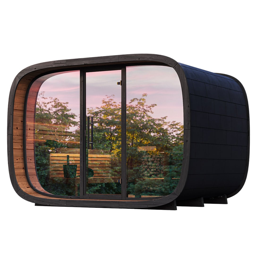 Round Cube SINGLE Outdoor Sauna