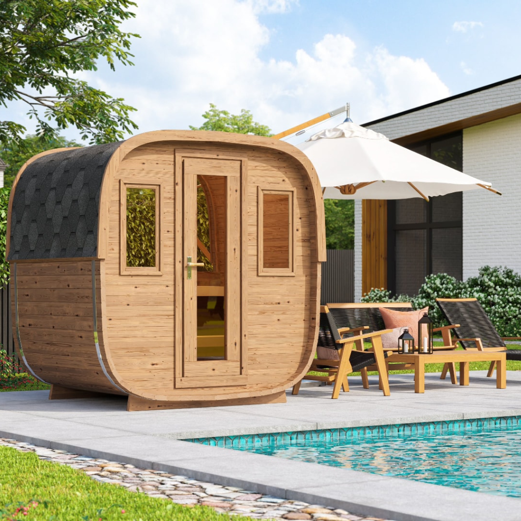 Pure Cube 1.6 Outdoor Sauna